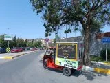 Yürüyen dükkan ekmek teknesi