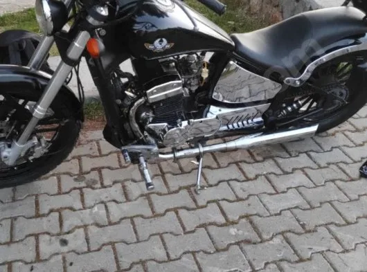 Daytona 250s çanta demiri ve cafe racer gidon