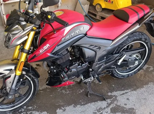 Küba terra 125 2024 model 9.100 km'de kazası belası yok